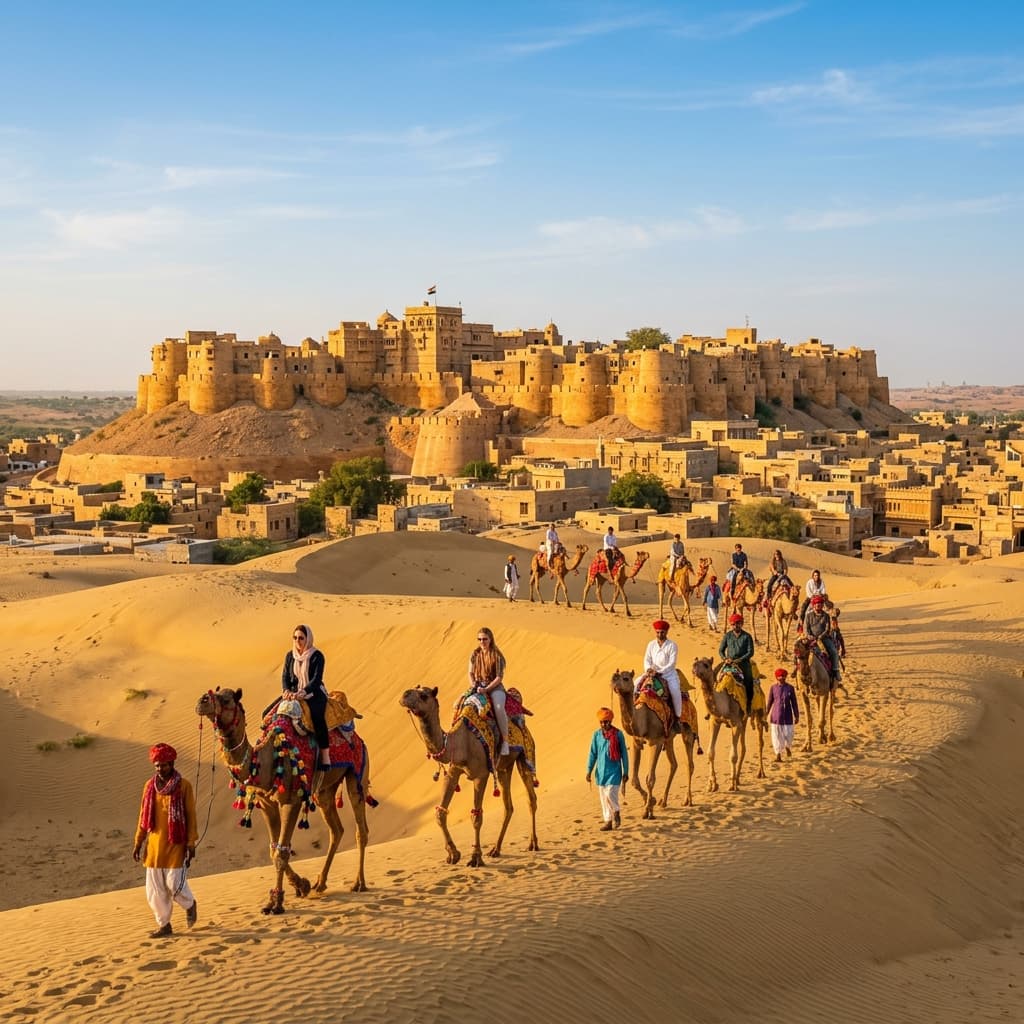 Jaisalmer Fort Thar Desert
